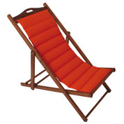 Cadeira de praia luxo - Vermelho